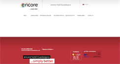 Desktop Screenshot of encoreguadalajara.com